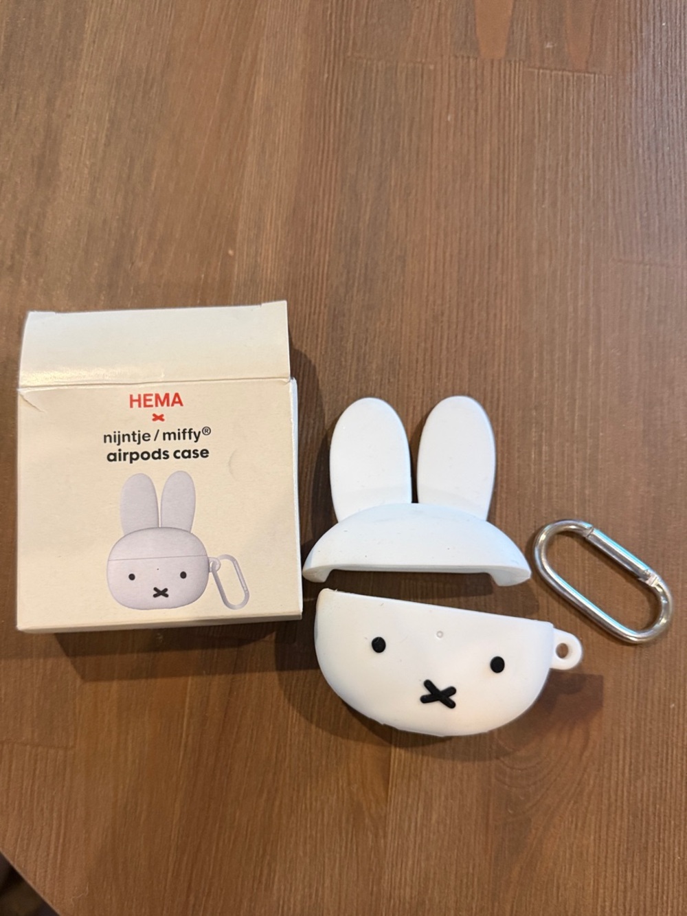 Miffy White AirPods Pro Case with Clip Accessory